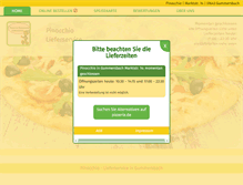 Tablet Screenshot of pizzeria-ristorante-pinocchio.de
